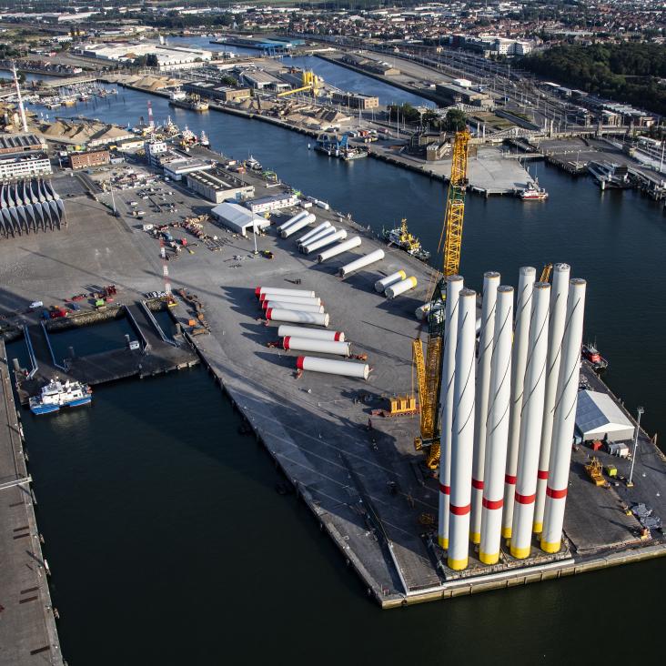 Ostend (BE) | RENTEL NV reports first shipment of the components to Ostend