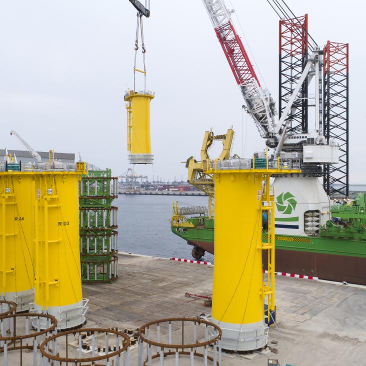 Rentel kondigt de verscheping aan van eerste reeks ‘Transition Pieces’ voor het Rentel-project