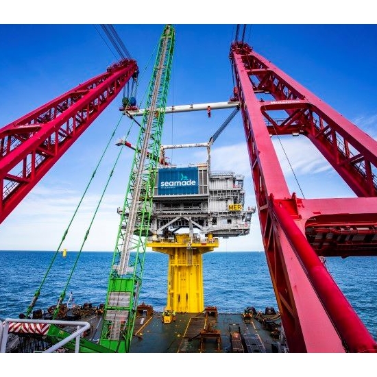 Successful installation of two offshore substations marks major milestone at the SeaMade offshore wind farm
